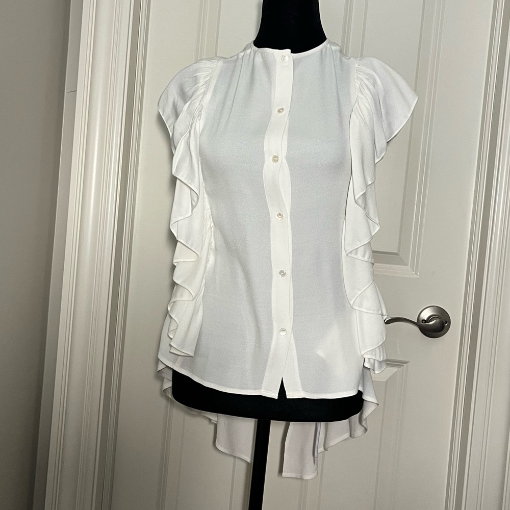 FRAME Ruffle Shirt